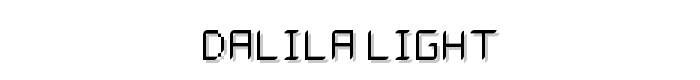 Dalila Light font